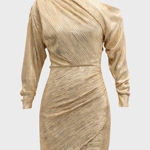 Haisley Textured Metallic Mini Dress